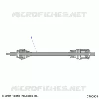 TRASMISSIONE, FRONT HALF SHAFT