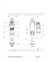 SUSPENSION, SHOCK ANTERIORE TRACK