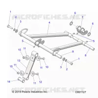 SUSPENSION, ANTERIORE COPPIA ARM