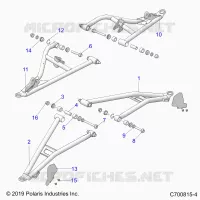 SOSPENSIONI ANTERIORI CONTROL ARMS