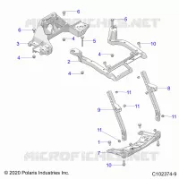 RACK ANTERIORE SUPPORT