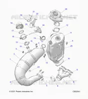 ENGINE, IMPIANTO DI SCARICO AND TURBO ASM.