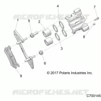 BRAKES, PINZA POSTERIORE