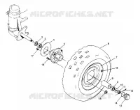 RUOTA ANTERIORE MONTAGGIO Sport 400L W948540 (4927232723B002)