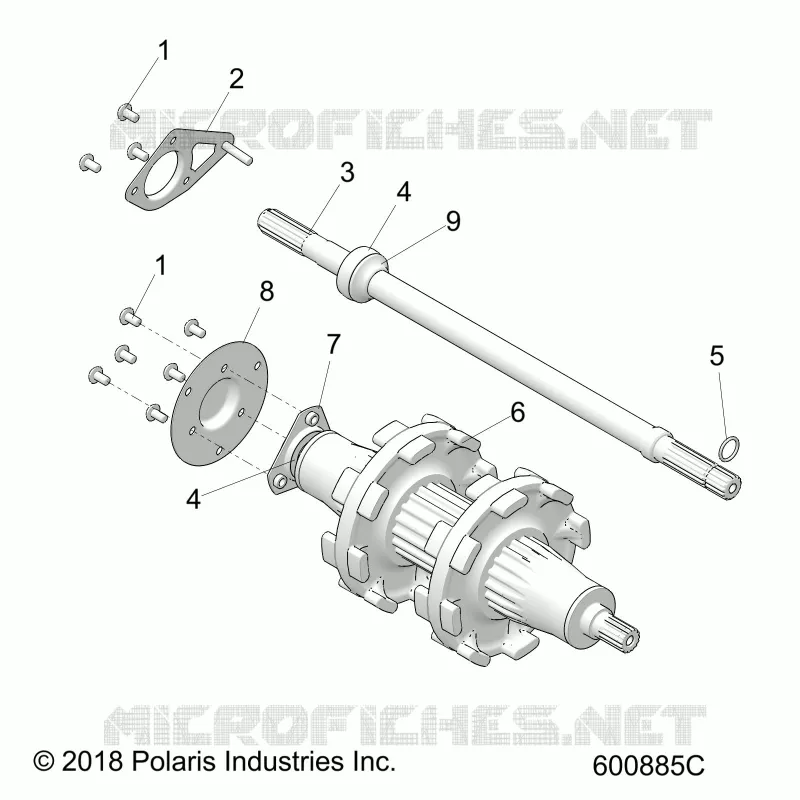 TRASMISSIONE, JACKSHAFT AND DRIVESHAFT