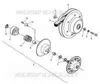 FRIZIONE DRIVEN ASSEMBLY Trail Blazer W937221 (4924082408020A)