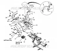 POSTERIORE CABINA DI MONTAGGIO 4x4 300 W958130 (4930183018A006)