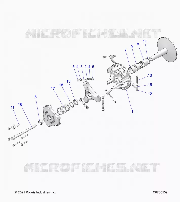 TRASMISSIONE, PRIMARY CLUTCH