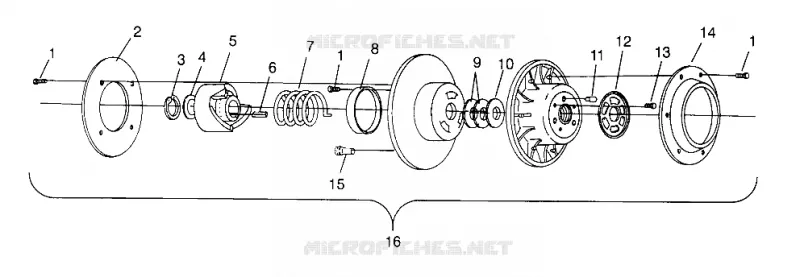 FRIZIONE DRIVEN XLT 0970756, XLT SKS 0970556, and XLT RMK 0970956 (4937693769C007)