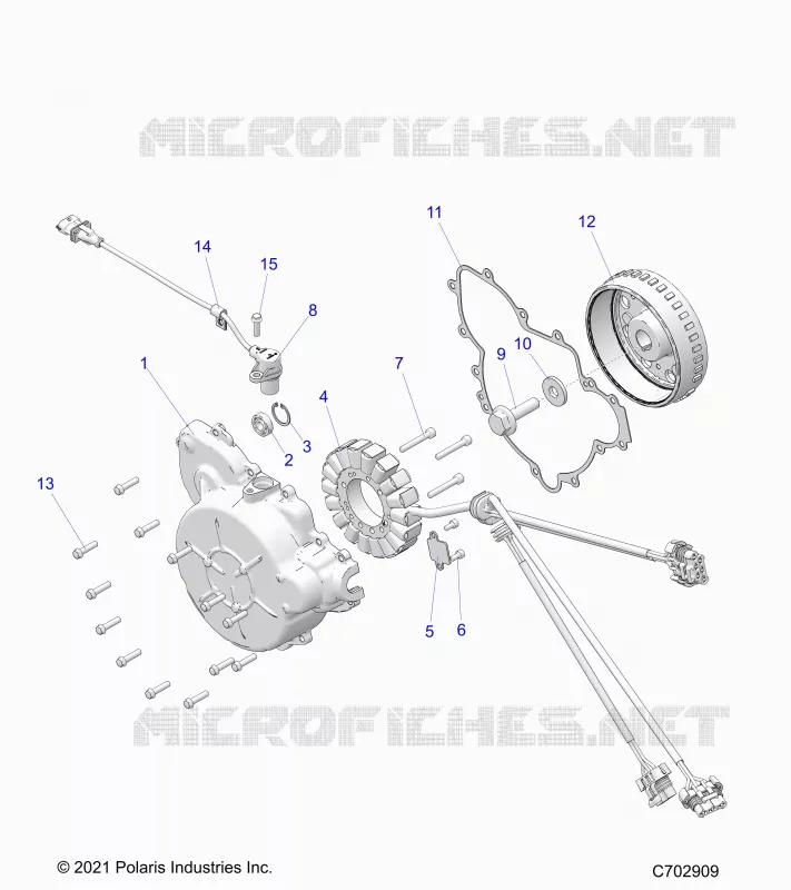ENGINE, STATOR AND FLYRUOTA