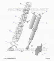 SUSPENSION, REAR SHOCK MONTAGGIO, ULTIMATE