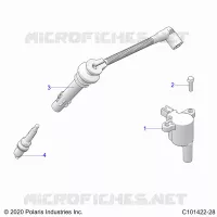 ELETTRICO, IGNITION COIL, WIRE AND SPARK PLUG