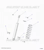 SUSPENSION, REAR SHOCK MONTAGGIO
