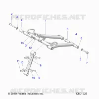 SUSPENSION, ANTERIORE COPPIA ARM