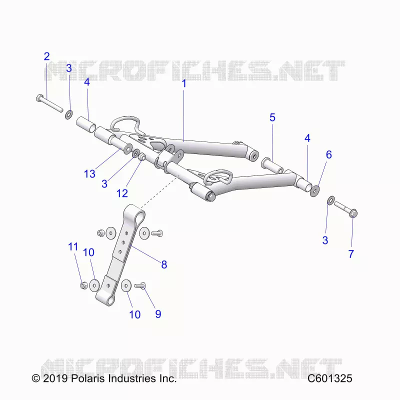 SUSPENSION, ANTERIORE COPPIA ARM