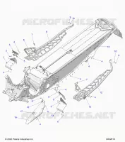 CHASSIS, PROTEZIONE FRIZIONE, FOOTRESTS, AND RUNNINGBOARDS