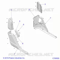 CARROZZERIA POSTERIORE FENDERS
