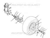 RUOTA ANTERIORE MONTAGGIO 250 2X4 / W927527 (4922862286015A)