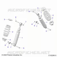 SUSPENSION, SHOCK ANTERIORE