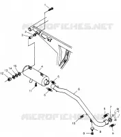 IMPIANTO DI SCARICO  Scrambler 500 W97BC50A (4943074307A012)