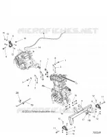 ENGINE, ENGINE AND TRASMISSIONE MOUNTING