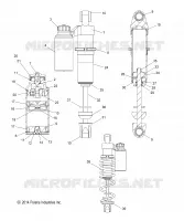 SHOCK ANTERIORE PISTA (7044121)