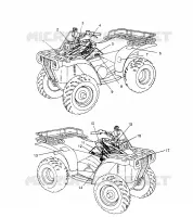 DECALS SPORTSMAN 4X4 W958040 (4930403040A009)