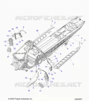 CHASSIS, PROTEZIONE FRIZIONE, FOOTRESTS, AND RUNNING BOARDS