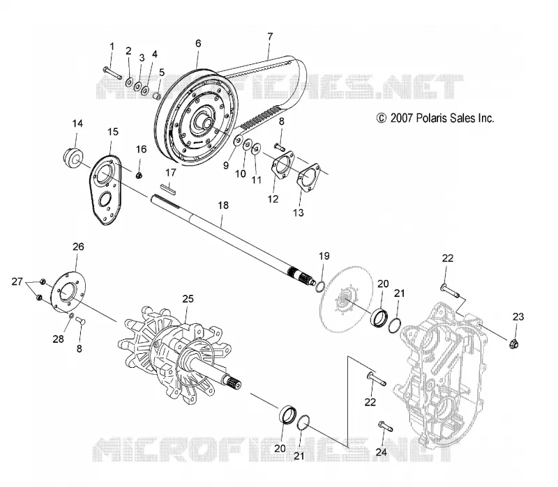 TRASMISSIONE, JACKSHAFT and ALBERO DI TRASMISSIONE