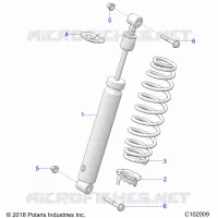 SUSPENSION, SHOCK ANTERIORE