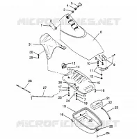 FRONT VANO  SLX 780 B954287 (4933953395A008)
