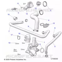 MOTORE, WATERPUMP AND BYPASS