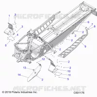 CHASSIS, PROTEZIONE FRIZIONE, FOOTRESTS, AND RUNNINGBOARDS