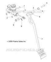 FRENOS, PEDAL and CILINDRO PRINCIPALE MOUNTING