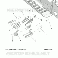 TELAIO, FOOTREST-RH