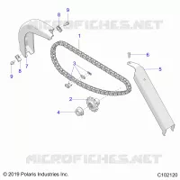 TRASMISSIONE, CHAIN AND GUARDS