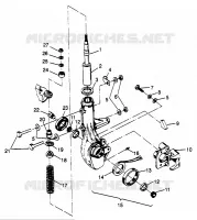 ANTERIORE MONTANTE SPORTSMAN 500 W969244 (4936093609B005)