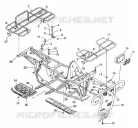 PARAURTI / PORTAPACCHI MOUNTING 4X4 350L W938139 (4924052405003A)
