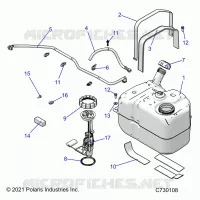 SISTEMA DI ALIMENTAZIONE CARBURANTE, FUEL TANK ASM.