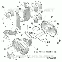 DRIVE TRAIN, COPERCHIO FRIZIONE AND DUCTING