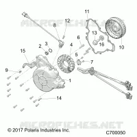 ENGINE, STATOR AND VOLANO