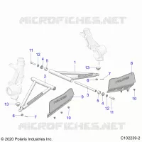 SUSPENSION, A-ARM AND PAVONEGGIARSI MOUNTING