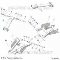 SOSPENSIONE POSTERIORE CONTROL ARMS -Z21ASA87B2 (C701010-3)