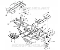 PARAURTI / PORTAPACCHI MOUNTING  2X4 400L W957540 (4930093009A007)