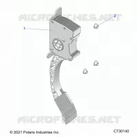ENGINE, ACCELERATORE PEDALE