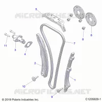 CAM CATENA AND TENSIONER