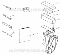 KIT DI STRUMENTI TRAIL 0972761, EUROPEAN TRAIL E972761,  TRAIL TOURING 0972262 and (4938313831B013)