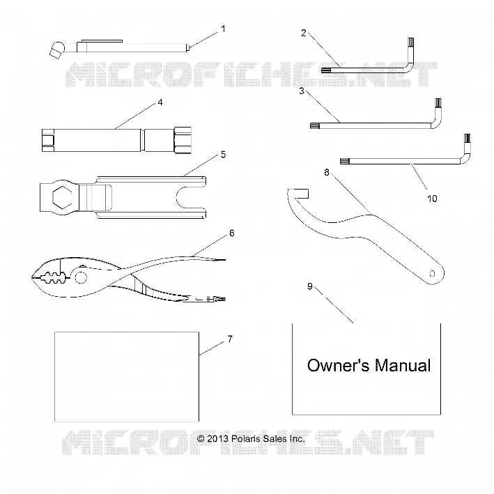 MANUALE DEL PROPRIETARIO AND KIT DI STRUMENTI