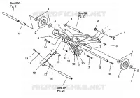 ANTERIORE COPPIA ARM TRAIL / 0930761 and  TRAIL DELUXE / 0930243 (4923222322023A)
