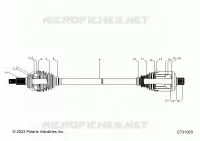 TRASMISSIONE, FRONT HALF SHAFT